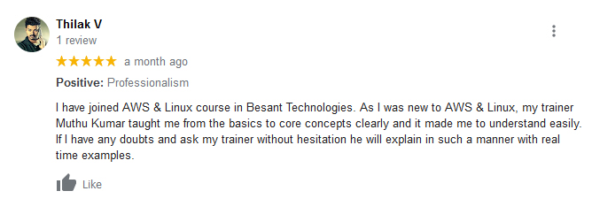 Besanttechnologies Review by Student